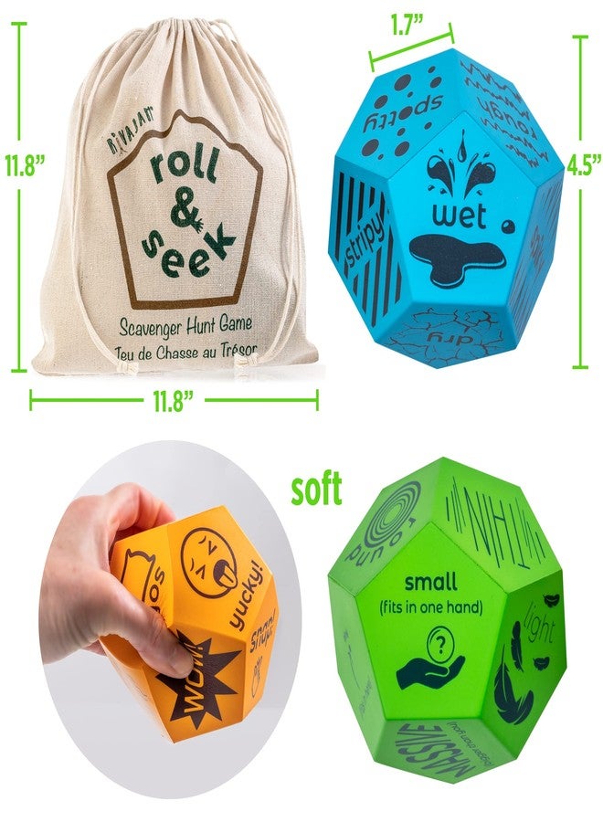 Rivajam Scavenger Hunt for Kids ages 4-8, Toddler & Family Find it Game with Dice, Nature Educational Outdoor & Indoor Home & Camping Games - Image 2